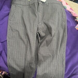 Men's Gray Striped Pants
